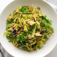 Keto Chicken Salad with Thai Peanut Dressing