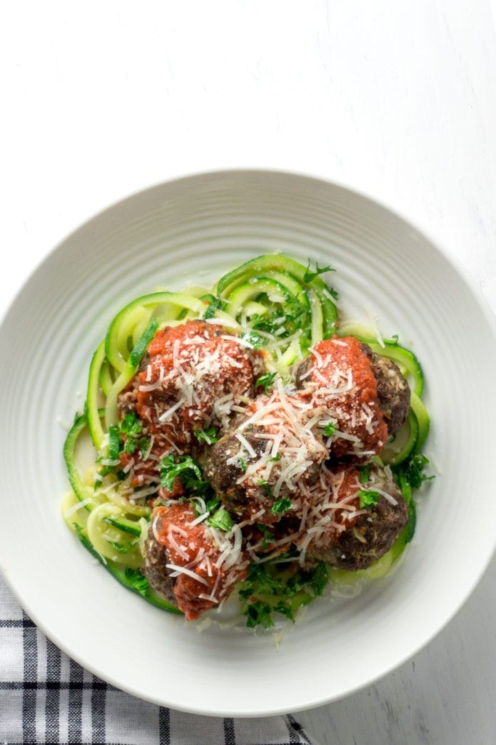 Mozzarella Stuffed Meatballs - Keto and Gluten Free