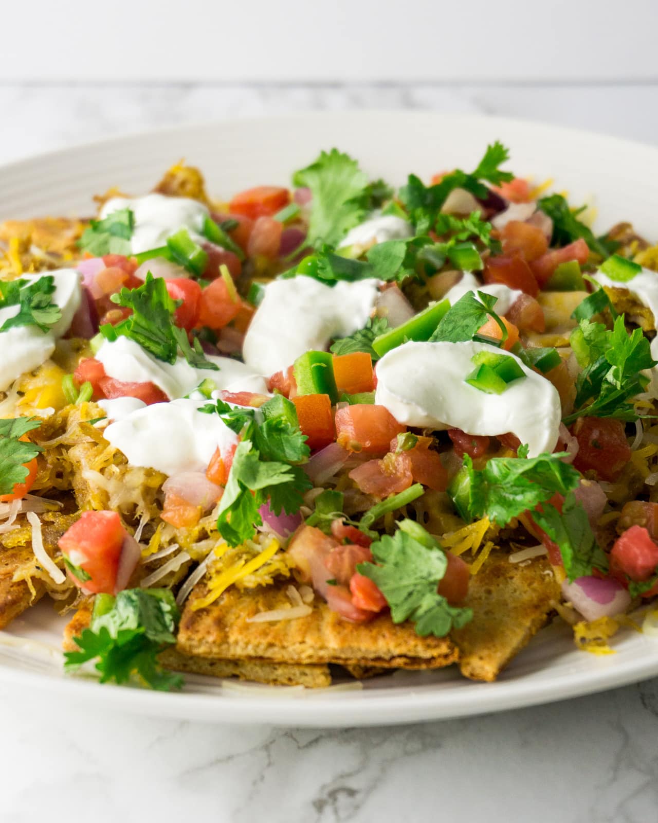 Low Carb Tortilla Chips (Fathead Dough) Green and Keto