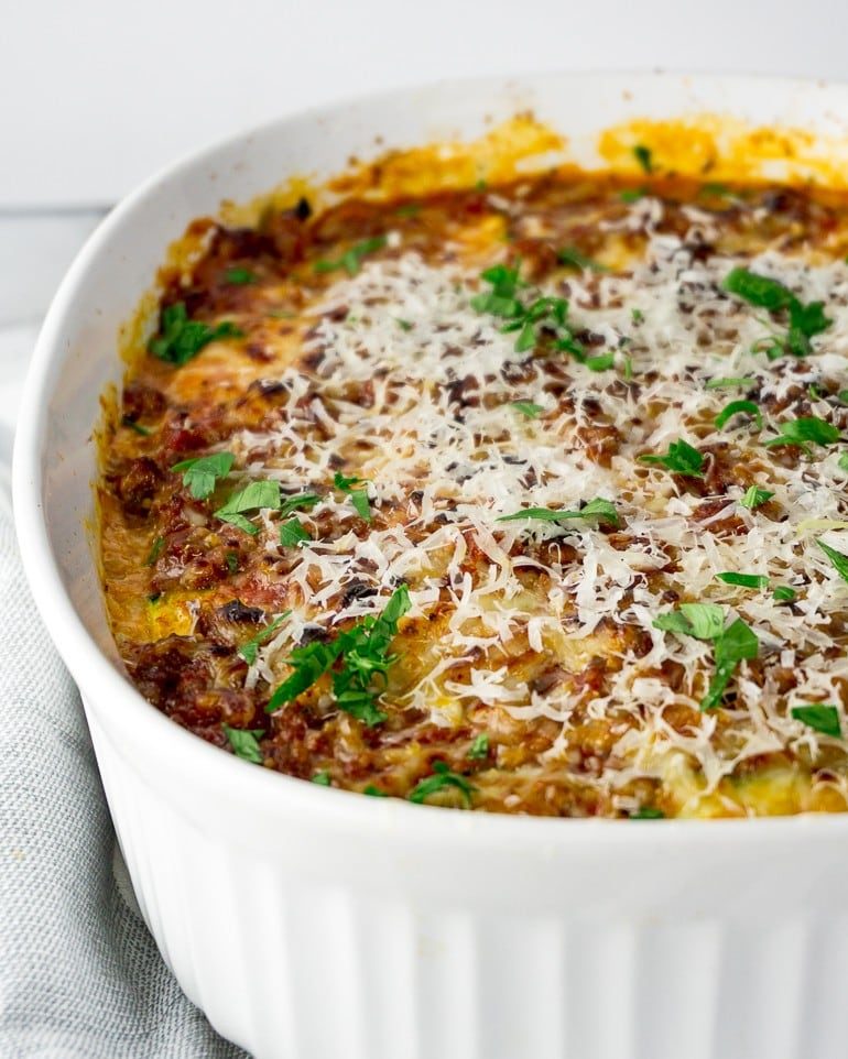 Keto Lasagna with Zucchini Noodles