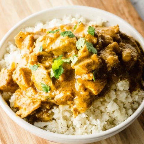 Keto Coconut Curry Chicken