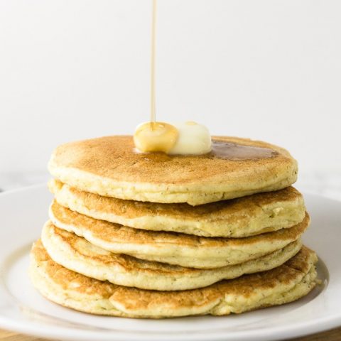 Fluffy Keto Pancakes Made With Coconut Flour Green And Keto