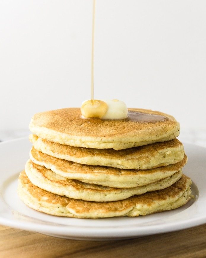 Fluffy Keto Pancakes Made With Coconut Flour Green And Keto