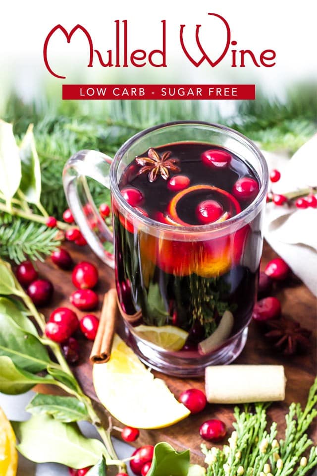 keto mulled wine drink