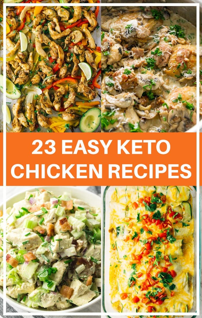 23 Easy Keto Chicken Recipes - Green and Keto