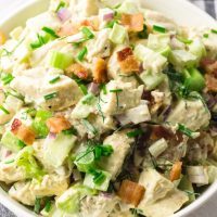 Keto Chicken Salad with Bacon