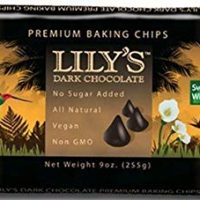Lilys Chocolate - All Natural Dark Chocolate Premium Baking Chips - 9 Oz (Pack of 2)