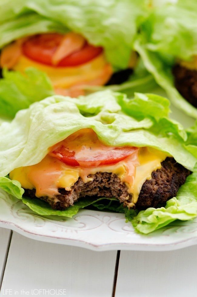 Cheeseburger Lettuce Wraps