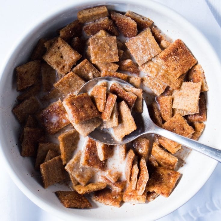 Extra Crisp Cinnamon Toast Crunch Cereal 🥛 gluten free, keto & paleo