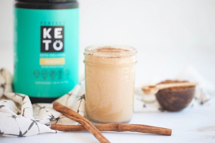 Cinnamon Dolce Latte Breakfast Smoothie - Perfect Keto