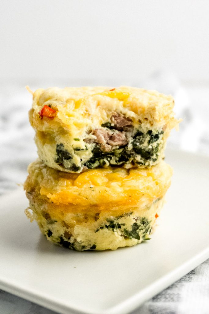 Keto Egg Muffins Easy Low Carb Breakfast Idea Green and Keto