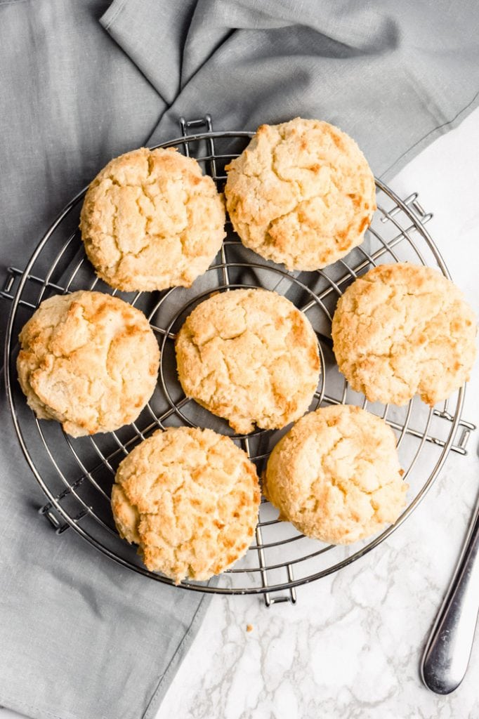 Keto Biscuits Recipe With Low-Carb Almond Flour - Green And Keto