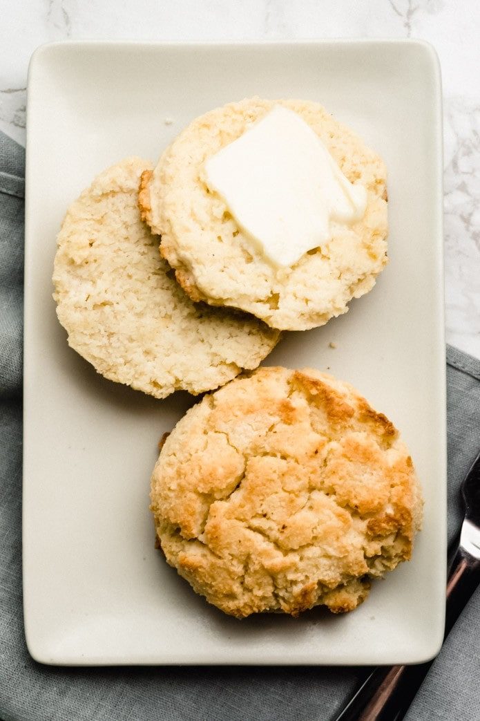 Keto Biscuits Recipe with Low-Carb Almond Flour - Green and Keto