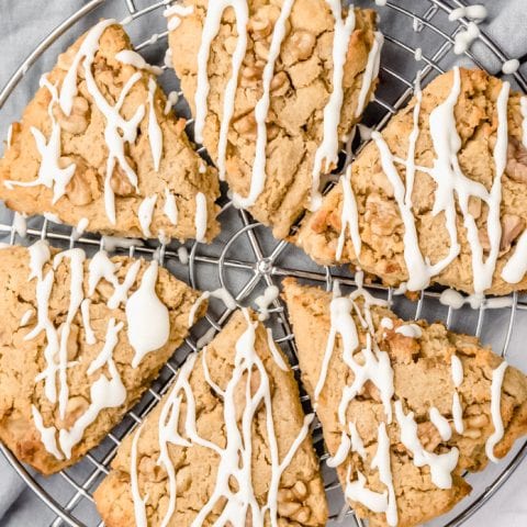 Keto Maple Walnut Scones