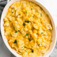 Keto Cauliflower Mac and Cheese