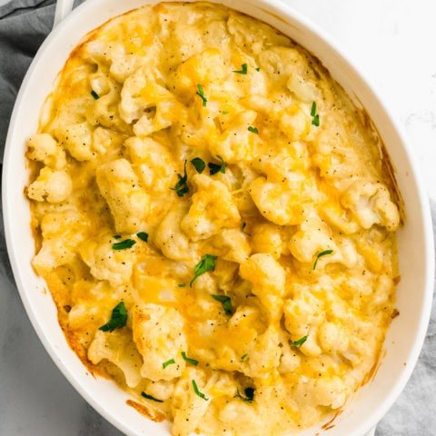 Keto Cauliflower Mac And Cheese Green And Keto