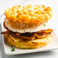 Keto Chaffle Breakfast Sandwich
