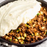Keto Shepherd's Pie with Cauliflower Mash
