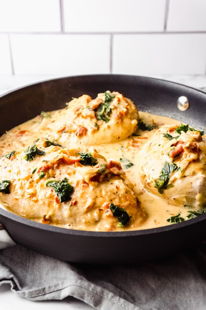 Creamy Keto Tuscan Chicken Aka Marry Me Chicken