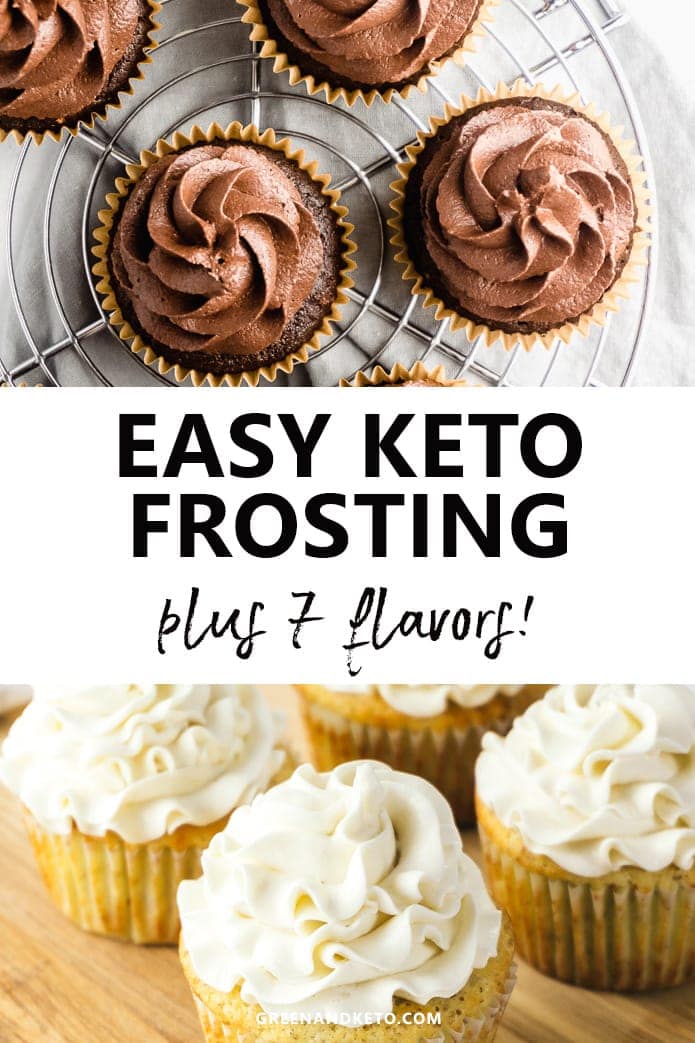 gemakkelijke keto frosting met 7 smaakopties