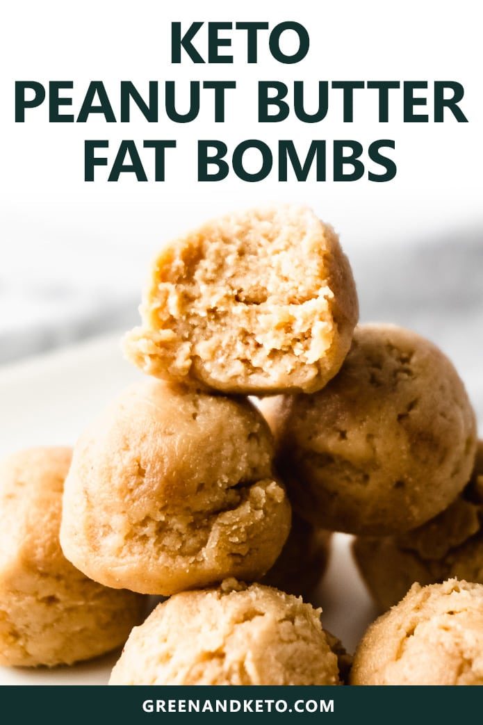 Keto Peanut Butter Fat Bombs Green And Keto