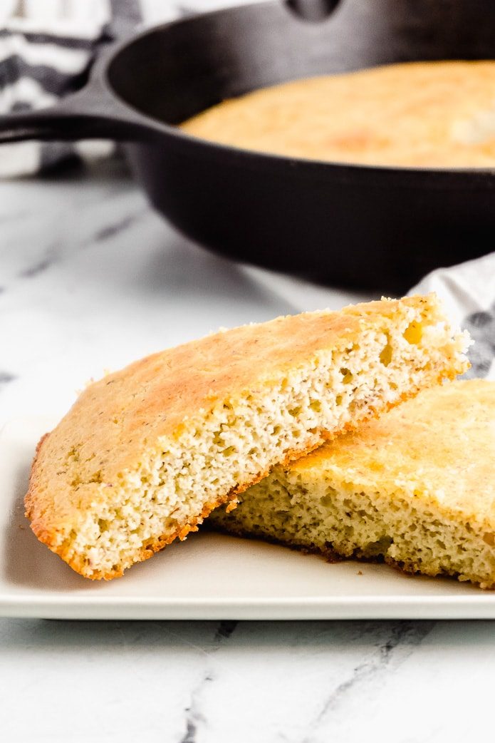 Keto Cornbread - Low Carb And Gluten Free - Green And Keto