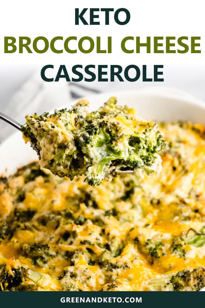 Keto Broccoli Cheese Casserole Green and Keto