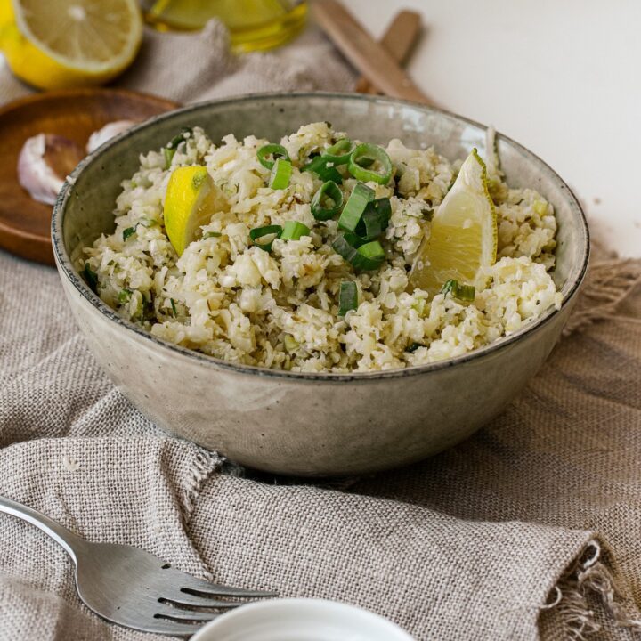 Garlic Herb Cauliflower Rice